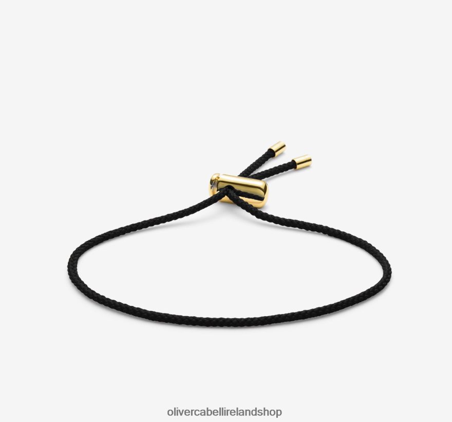 Cameron Cord Bracelet Men Black 46NBLP193 Oliver Cabell Accessories