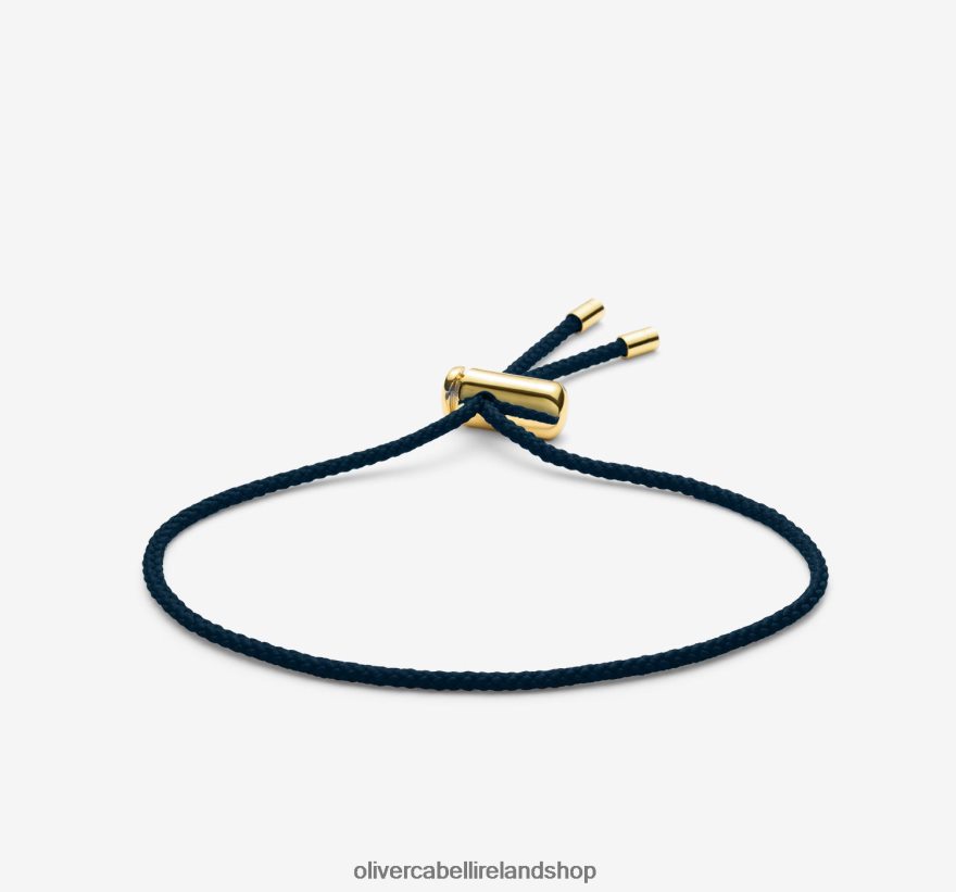 Cameron Cord Bracelet Men Navy 46NBLP220 Oliver Cabell Accessories