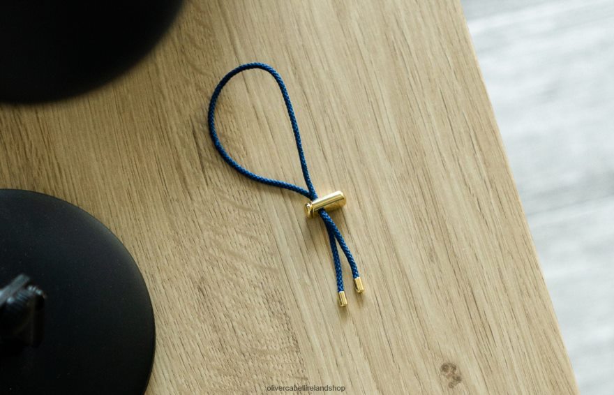 Cameron Cord Bracelet Men Navy 46NBLP220 Oliver Cabell Accessories