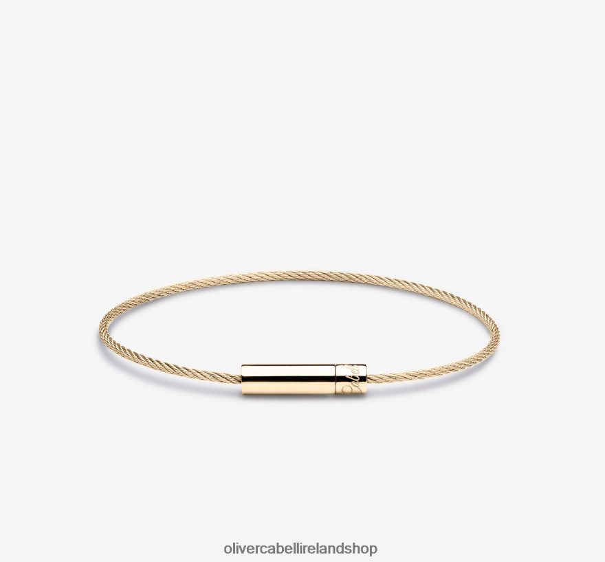 Michael Cable Bracelet Men Gold 46NBLP197 Oliver Cabell Accessories