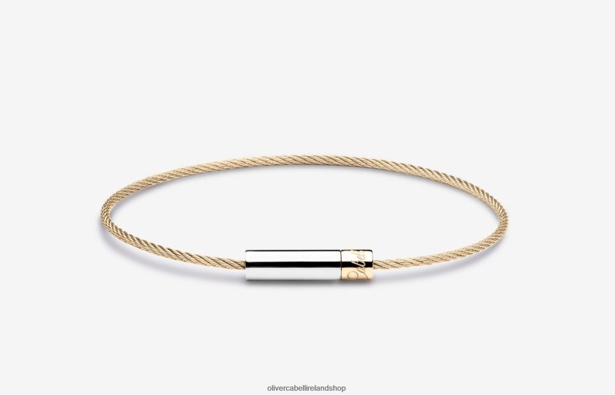 Michael Cable Bracelet Men Gold/Silver 46NBLP223 Oliver Cabell Accessories