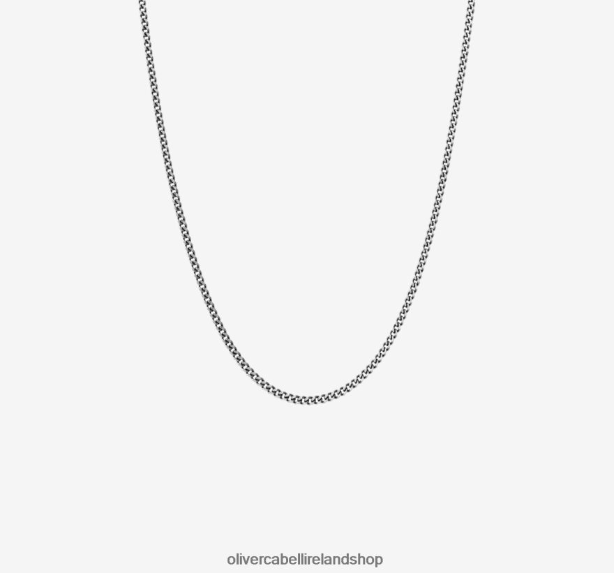 2mm Cuban Chain Men Silver 46NBLP212 Oliver Cabell Accessories