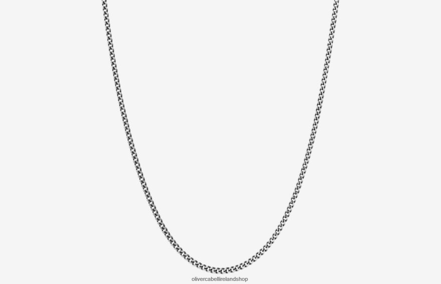 2mm Cuban Chain Men Silver 46NBLP212 Oliver Cabell Accessories