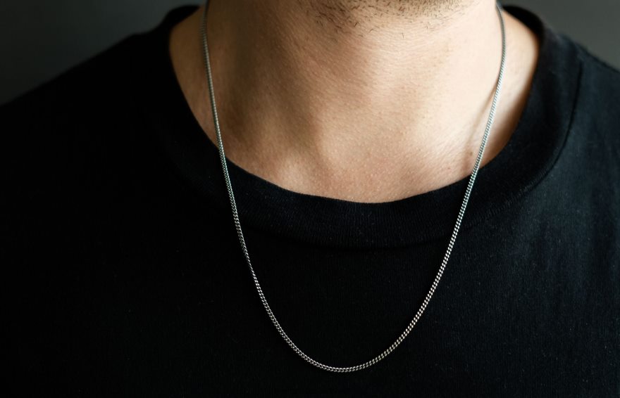 2mm Cuban Chain Men Silver 46NBLP212 Oliver Cabell Accessories