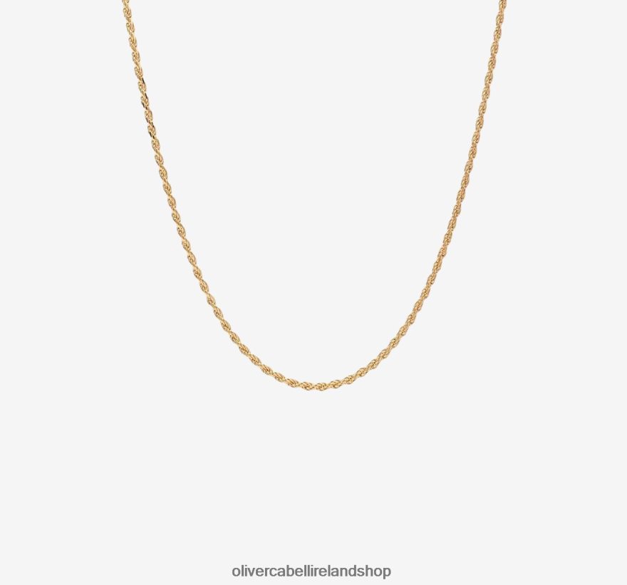 2mm Rope Chain Men Gold 46NBLP214 Oliver Cabell Accessories