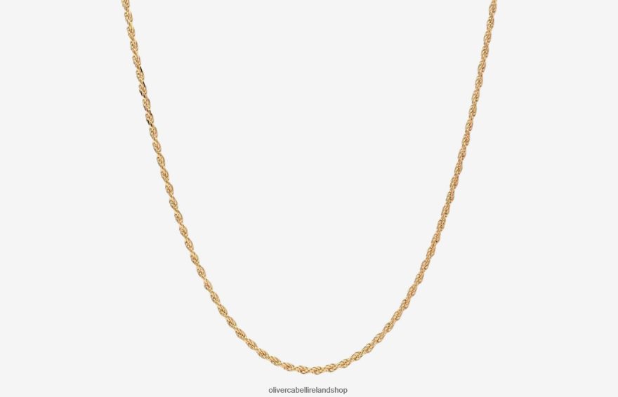 2mm Rope Chain Men Gold 46NBLP214 Oliver Cabell Accessories