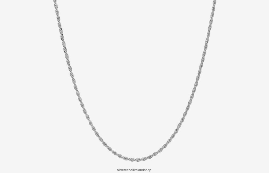 2mm Rope Chain Men Silver 46NBLP215 Oliver Cabell Accessories