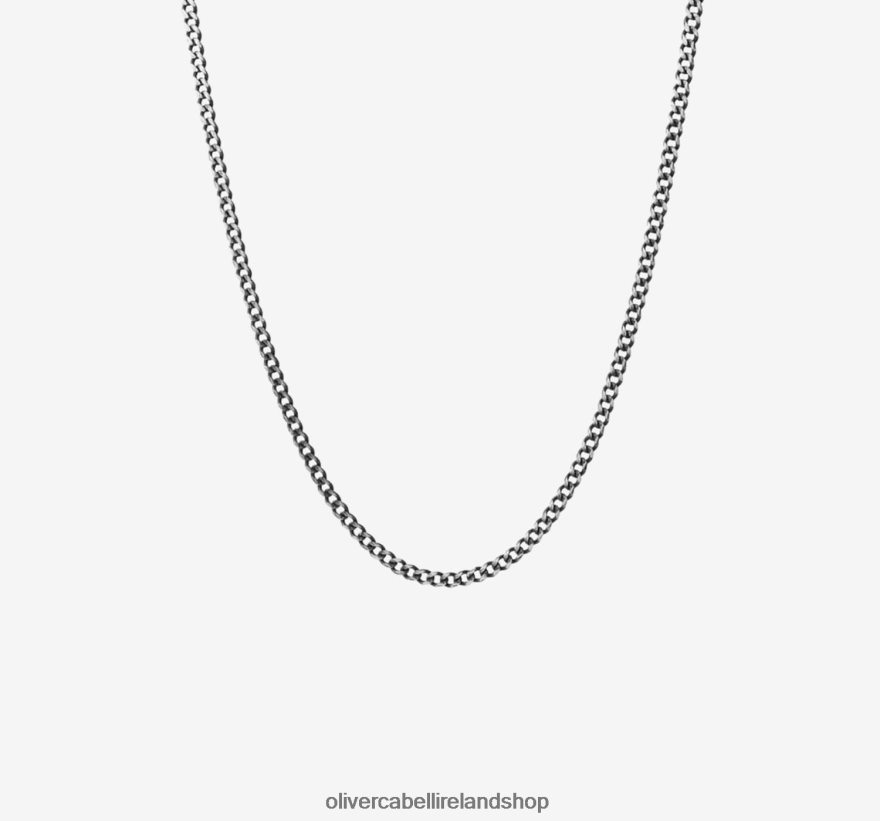 3mm Cuban Chain Men Silver 46NBLP207 Oliver Cabell Accessories
