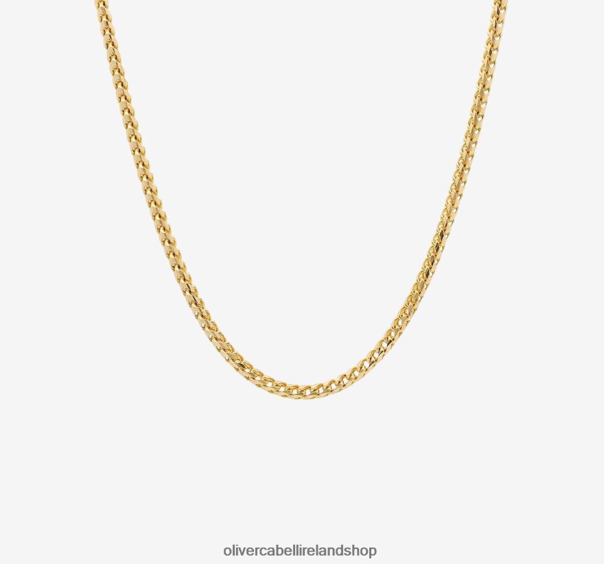 3mm Franco Chain Men Gold 46NBLP231 Oliver Cabell Accessories