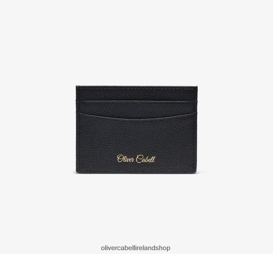 OC Leather Card Holder Men Black 46NBLP234 Oliver Cabell Accessories