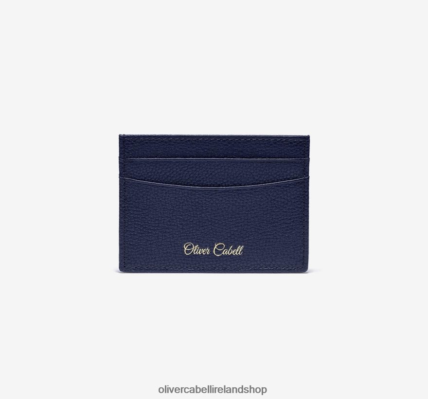 OC Leather Card Holder Men Navy 46NBLP235 Oliver Cabell Accessories