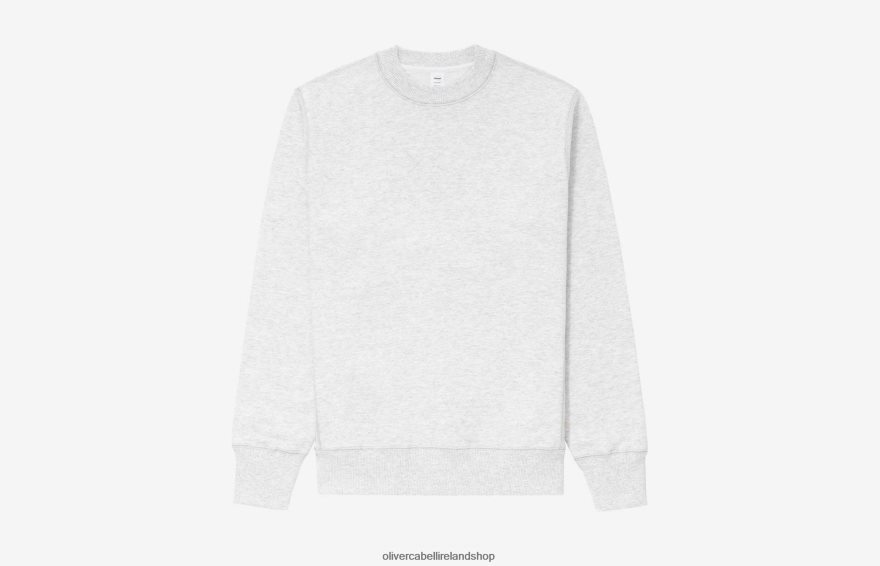 Crewneck Sweatshirt Men Grey Heather 46NBLP255 Oliver Cabell Clothes