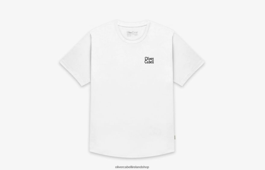 Grapevine Tee Men White 46NBLP245 Oliver Cabell Clothes