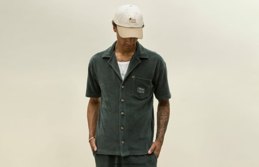 LA Capsule Terry Cloth Button-Up Men Yosemite 46NBLP243 Oliver Cabell Clothes