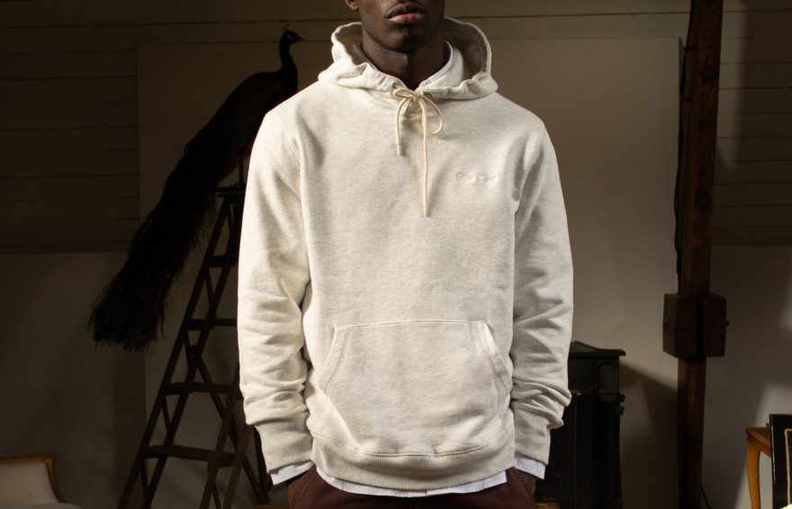 OC Core Hoodie Men Oatmeal Heather 46NBLP254 Oliver Cabell Clothes