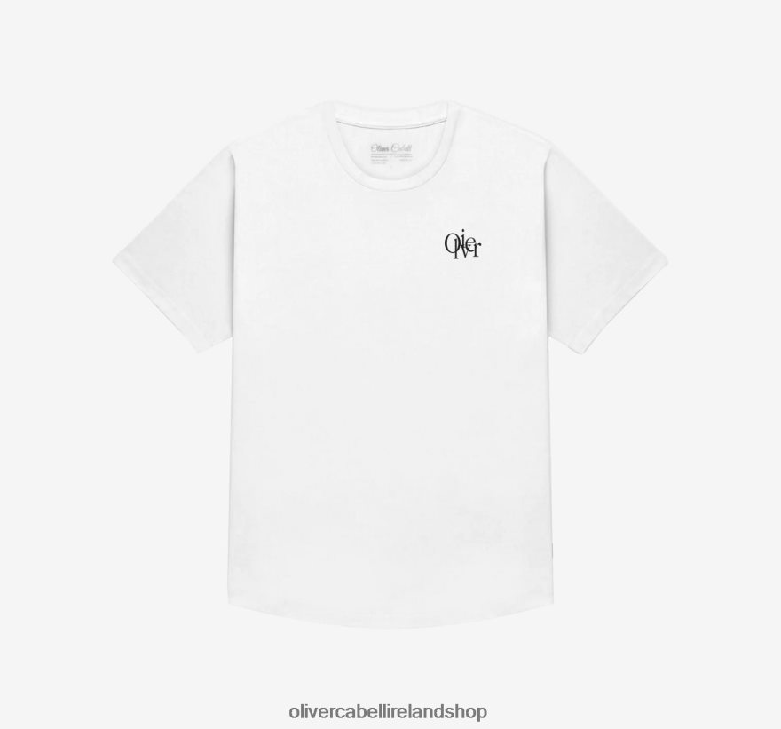 Tee Men White 46NBLP265 Oliver Cabell Clothes