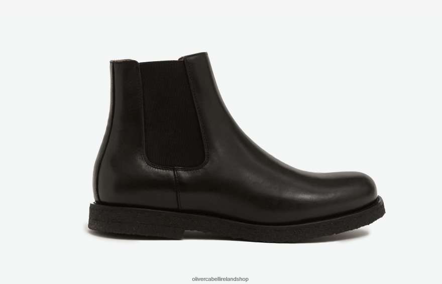 Chelsea Boot Men Black Leather 46NBLP183 Oliver Cabell Footwear