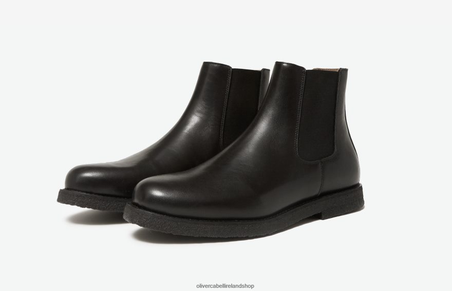 Chelsea Boot Men Black Leather 46NBLP183 Oliver Cabell Footwear