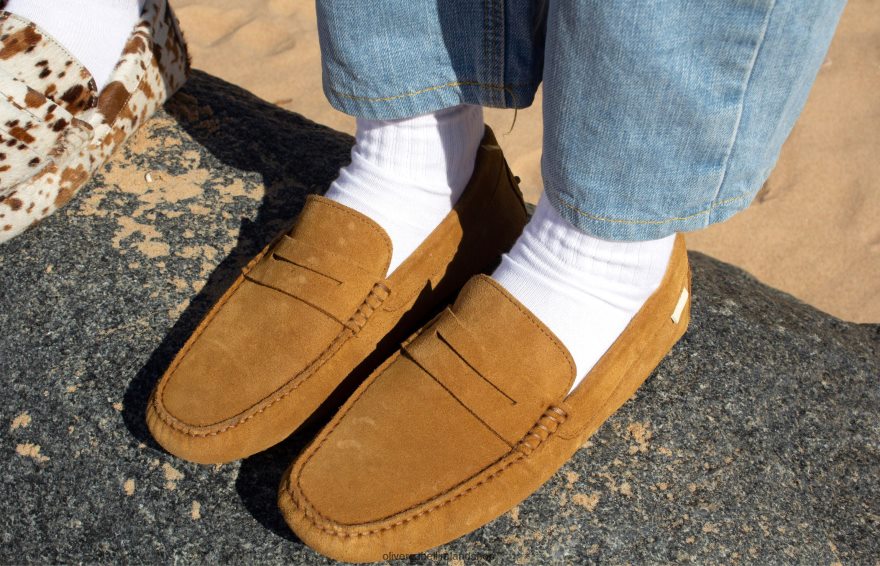 Driver 6 Men Chestnut 46NBLP148 Oliver Cabell Footwear