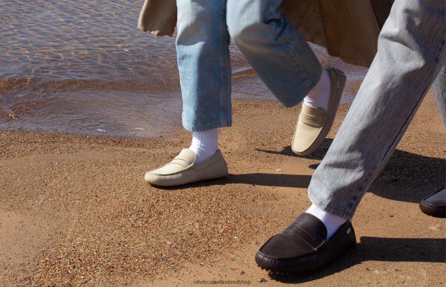 Driver 6 Men Chocolate Pebbled 46NBLP151 Oliver Cabell Footwear