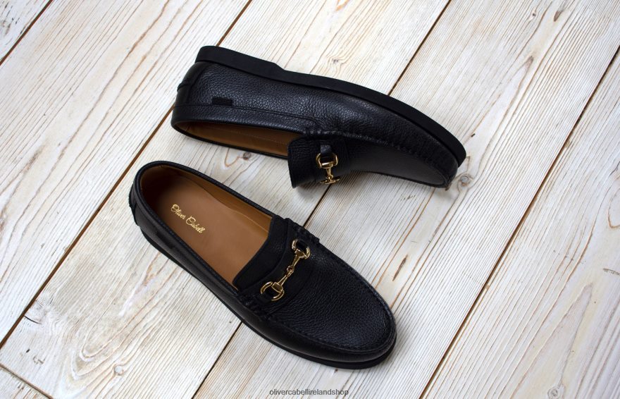 Penny Loafer Men Black HB 46NBLP103 Oliver Cabell Footwear