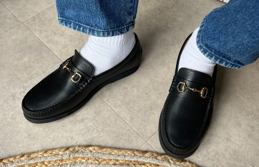 Penny Loafer Men Black HB 46NBLP103 Oliver Cabell Footwear