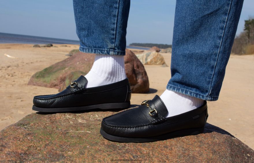 Penny Loafer Men Black HB 46NBLP103 Oliver Cabell Footwear