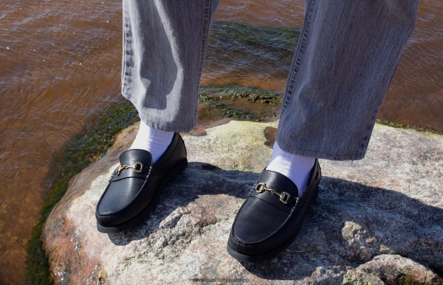 Penny Loafer Men Black HB 46NBLP103 Oliver Cabell Footwear