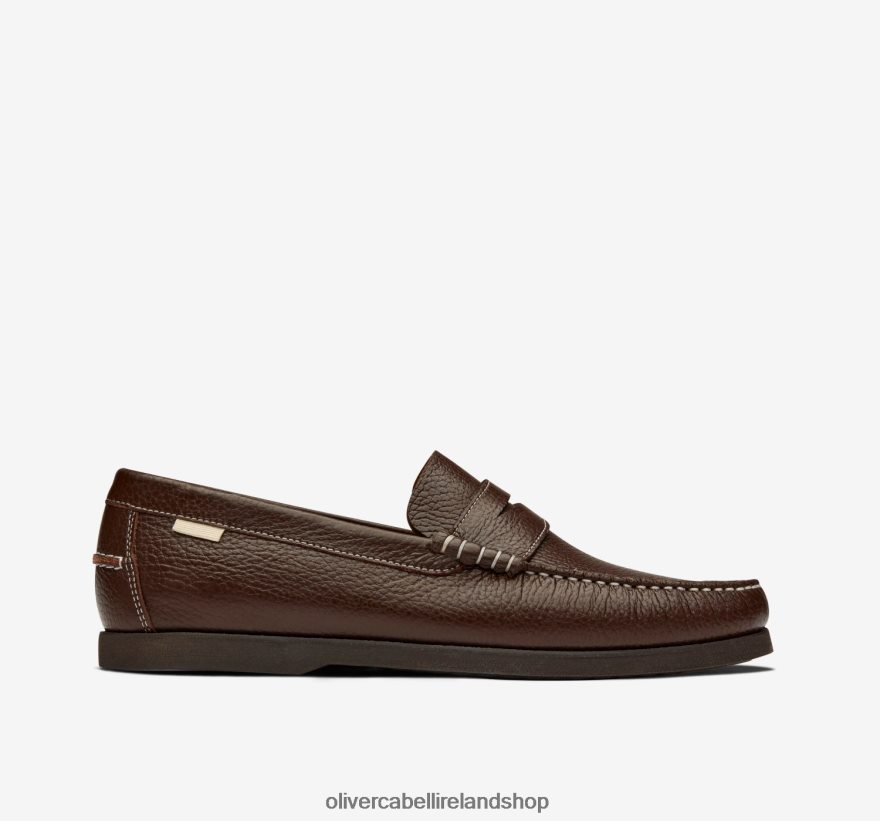 Penny Loafer Men Chocolate 46NBLP90 Oliver Cabell Footwear