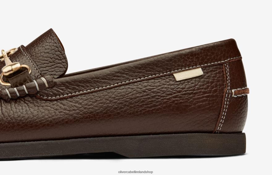 Penny Loafer Men Chocolate HB 46NBLP184 Oliver Cabell Footwear