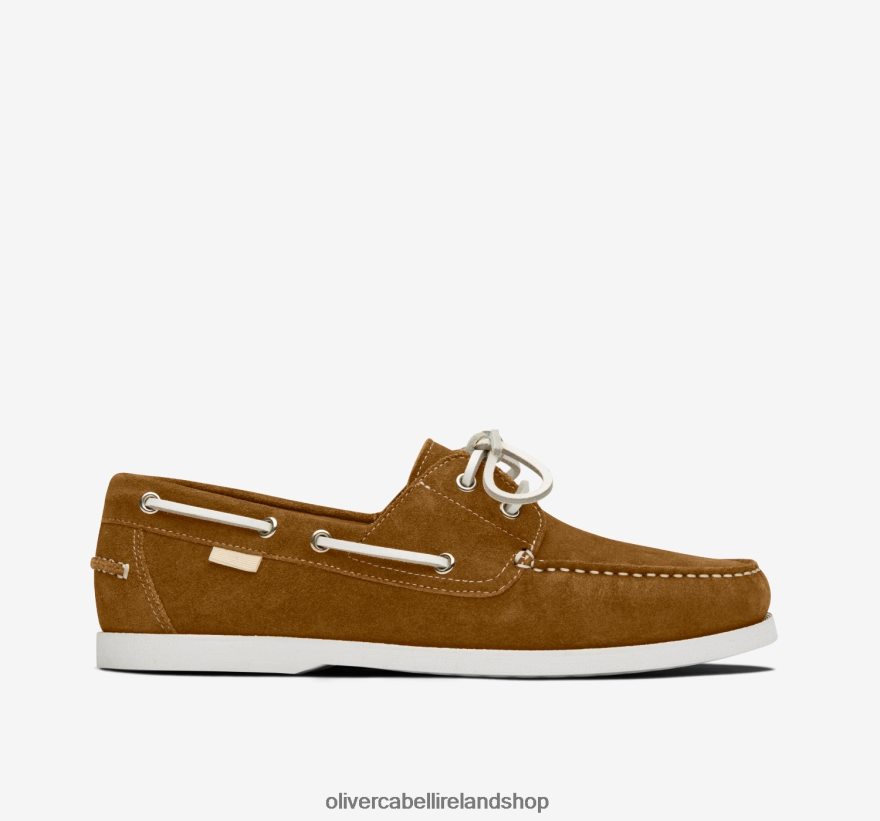 Boat Men Chestnut 46NBLP189 Oliver Cabell Footwear