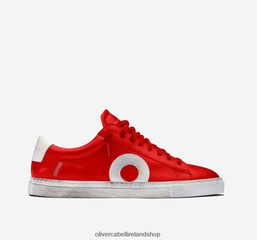 Low 1 4 Men Crimson 46NBLP57 Oliver Cabell Footwear