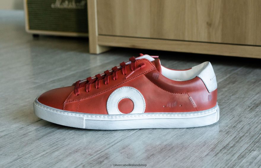 Low 1 4 Men Crimson 46NBLP57 Oliver Cabell Footwear