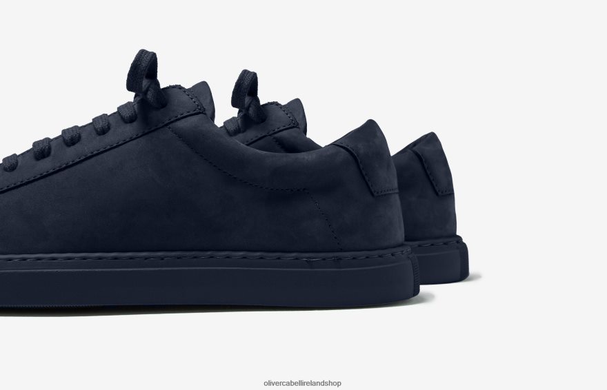 Low 1 4 Men Navy Nubuck 46NBLP78 Oliver Cabell Footwear
