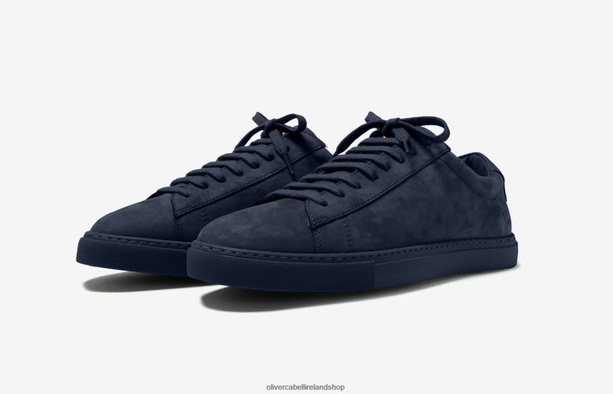 Low 1 4 Men Navy Nubuck 46NBLP78 Oliver Cabell Footwear