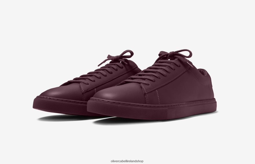Low 1 5 Men Burgundy 46NBLP87 Oliver Cabell Footwear