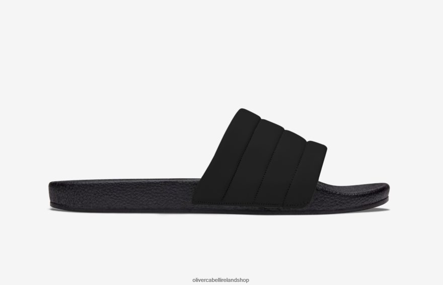 Vegan Slides Men Black 46NBLP190 Oliver Cabell Footwear