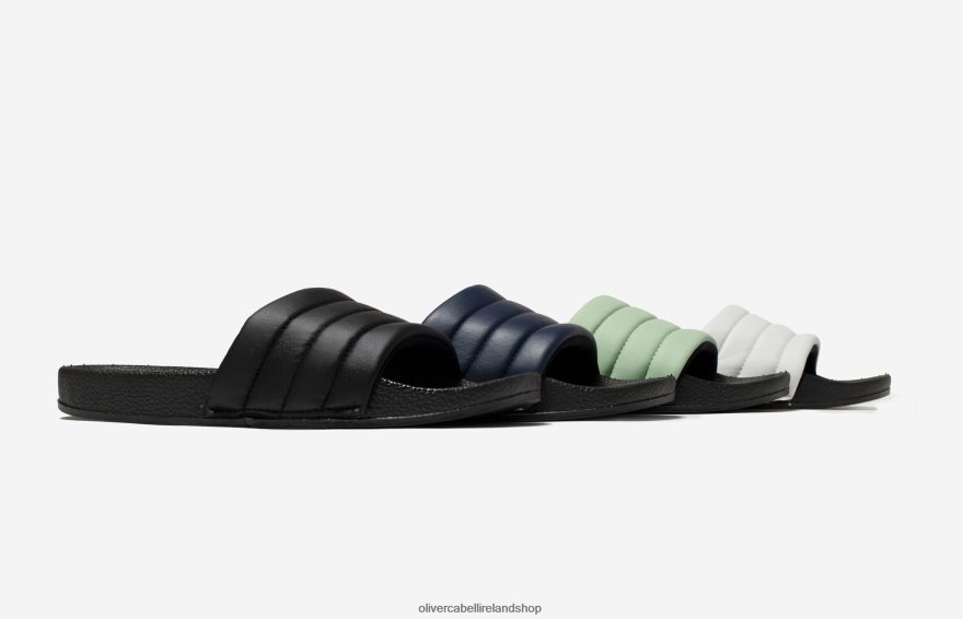 Vegan Slides Men Black 46NBLP190 Oliver Cabell Footwear
