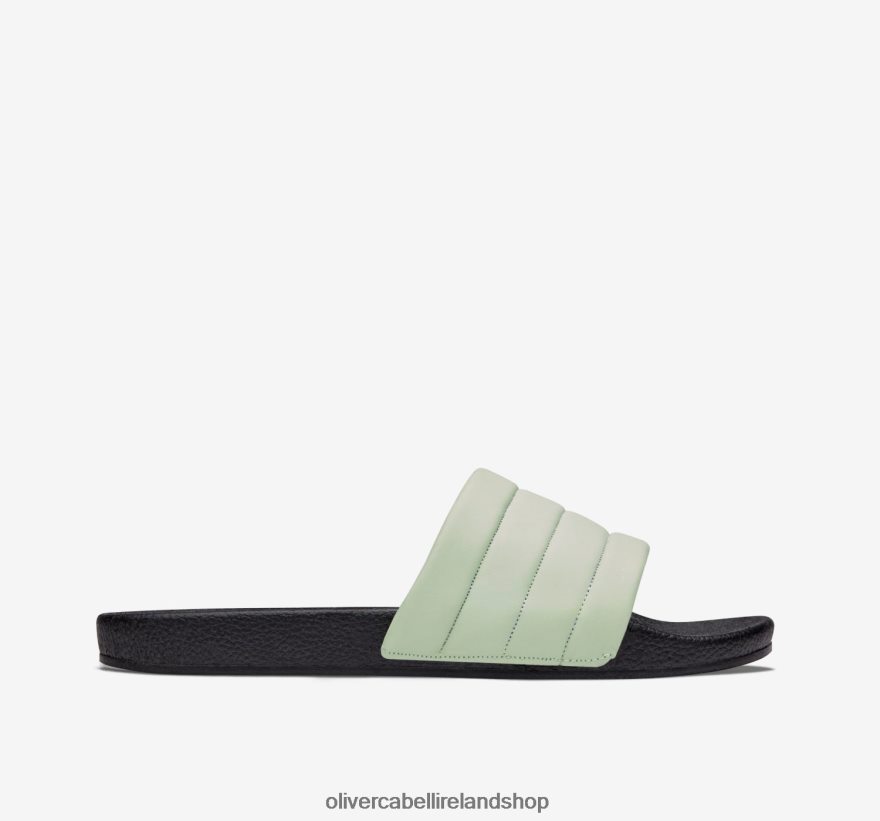 Vegan Slides Men Green Ash 46NBLP167 Oliver Cabell Footwear