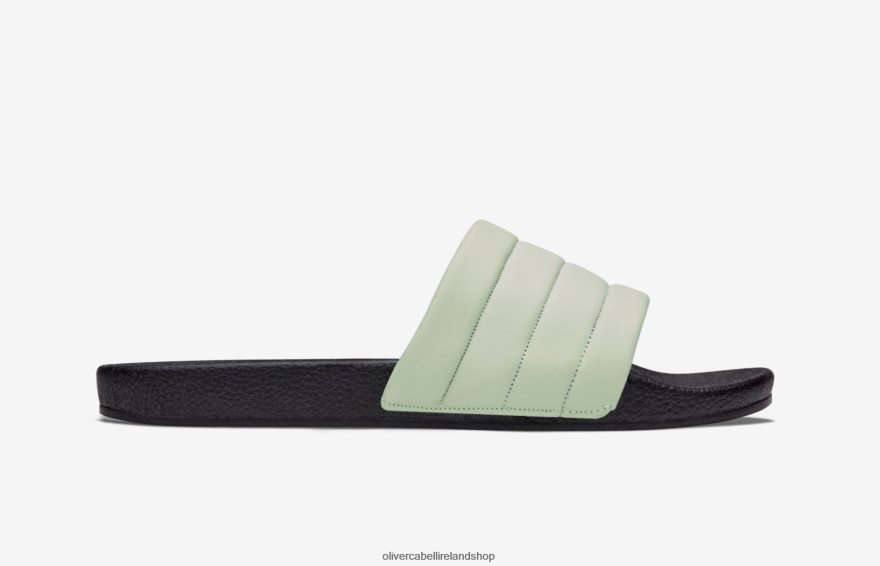 Vegan Slides Men Green Ash 46NBLP167 Oliver Cabell Footwear