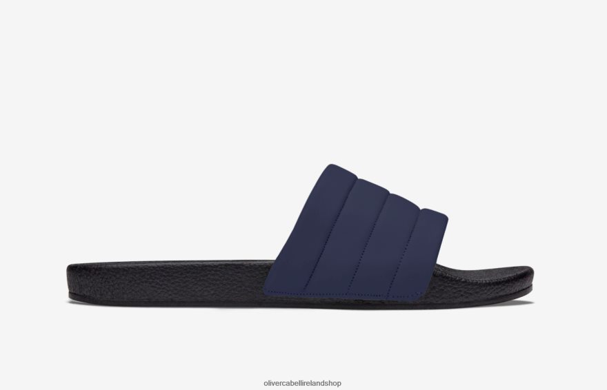 Vegan Slides Men Navy 46NBLP159 Oliver Cabell Footwear