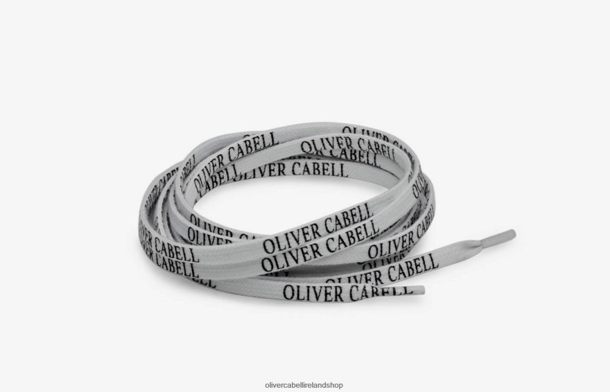 Logo Laces Unisex Grey 46NBLP281 Oliver Cabell Accessories