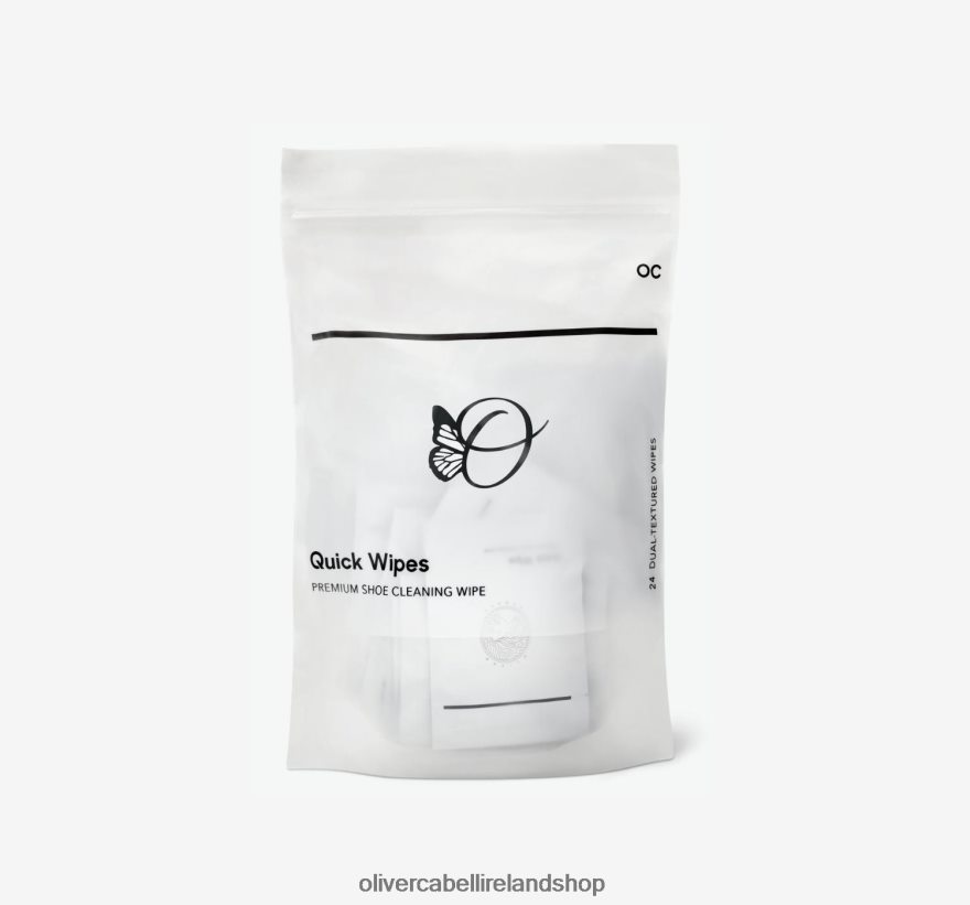 Quick Wipes (24 Pack) Unisex White 46NBLP269 Oliver Cabell Accessories