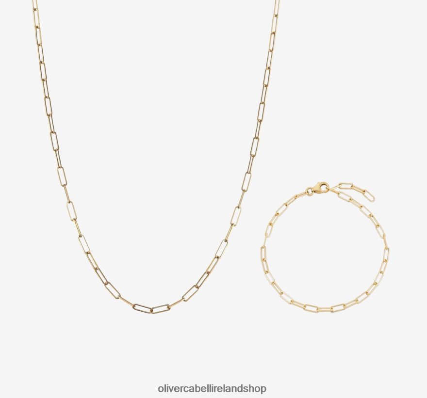 Link Set Women Gold 46NBLP449 Oliver Cabell Accessories