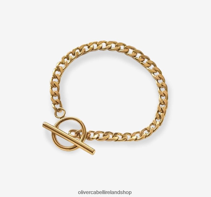Toggle Chain Bracelet Women Gold 46NBLP448 Oliver Cabell Accessories