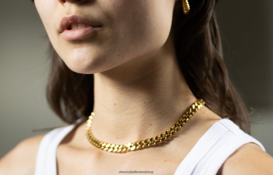 Cuban Chain Women Gold 46NBLP447 Oliver Cabell Accessories