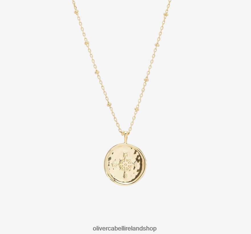 Compass Necklace Women Gold 46NBLP441 Oliver Cabell Accessories