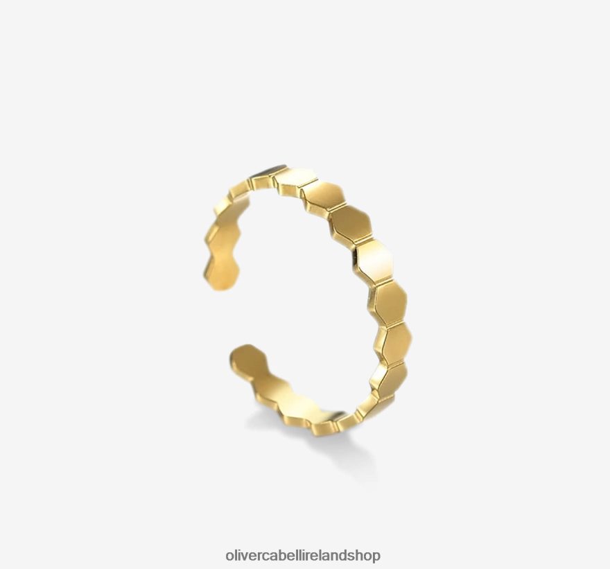 Open Geo Ring Women Gold 46NBLP450 Oliver Cabell Accessories