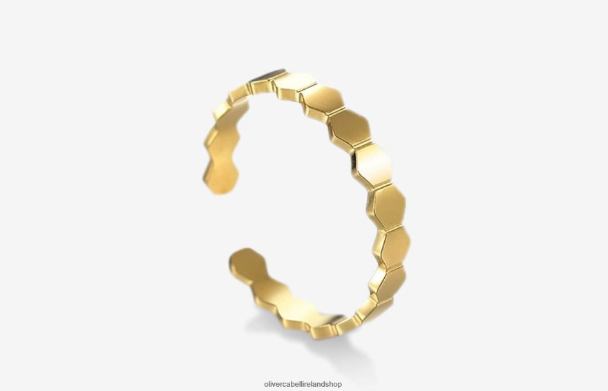 Open Geo Ring Women Gold 46NBLP450 Oliver Cabell Accessories