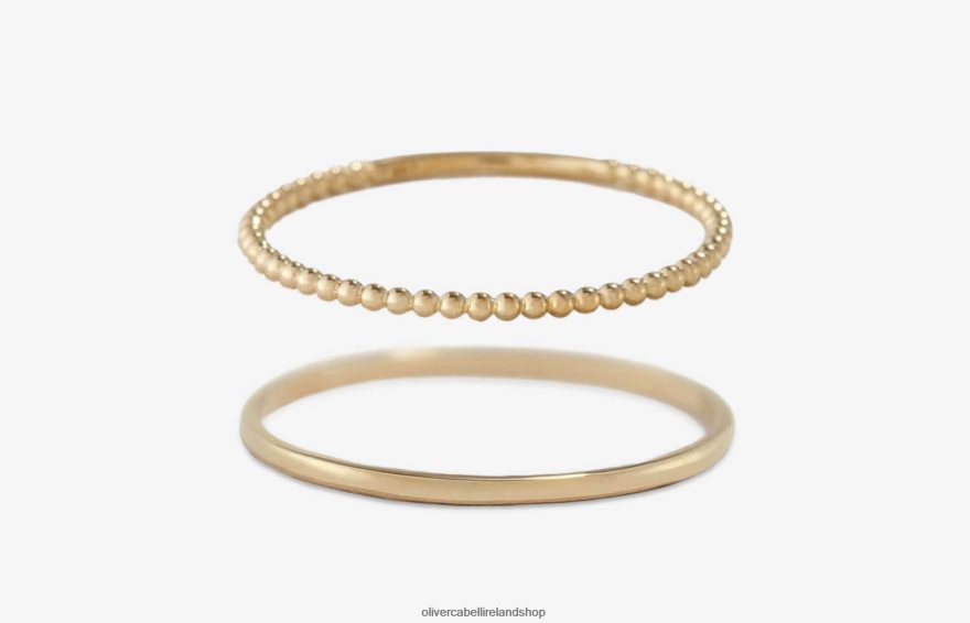 Stacker Set Women Gold 46NBLP439 Oliver Cabell Accessories